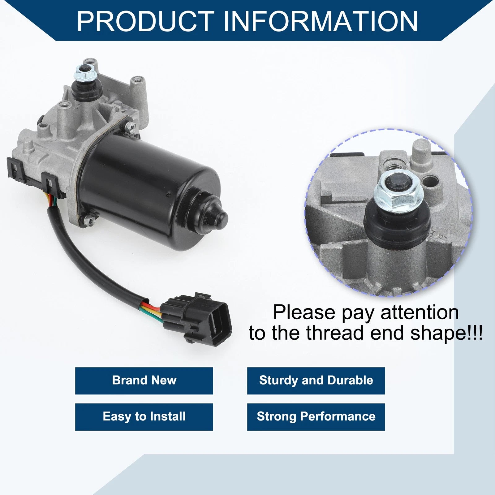Front Windshield Wiper Motor for Hyundai ix35 (2010–2015)