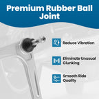 Front Upper Suspension Control Arm with Bushing for Dodge Ram 1500–3500 (2009–2018)
