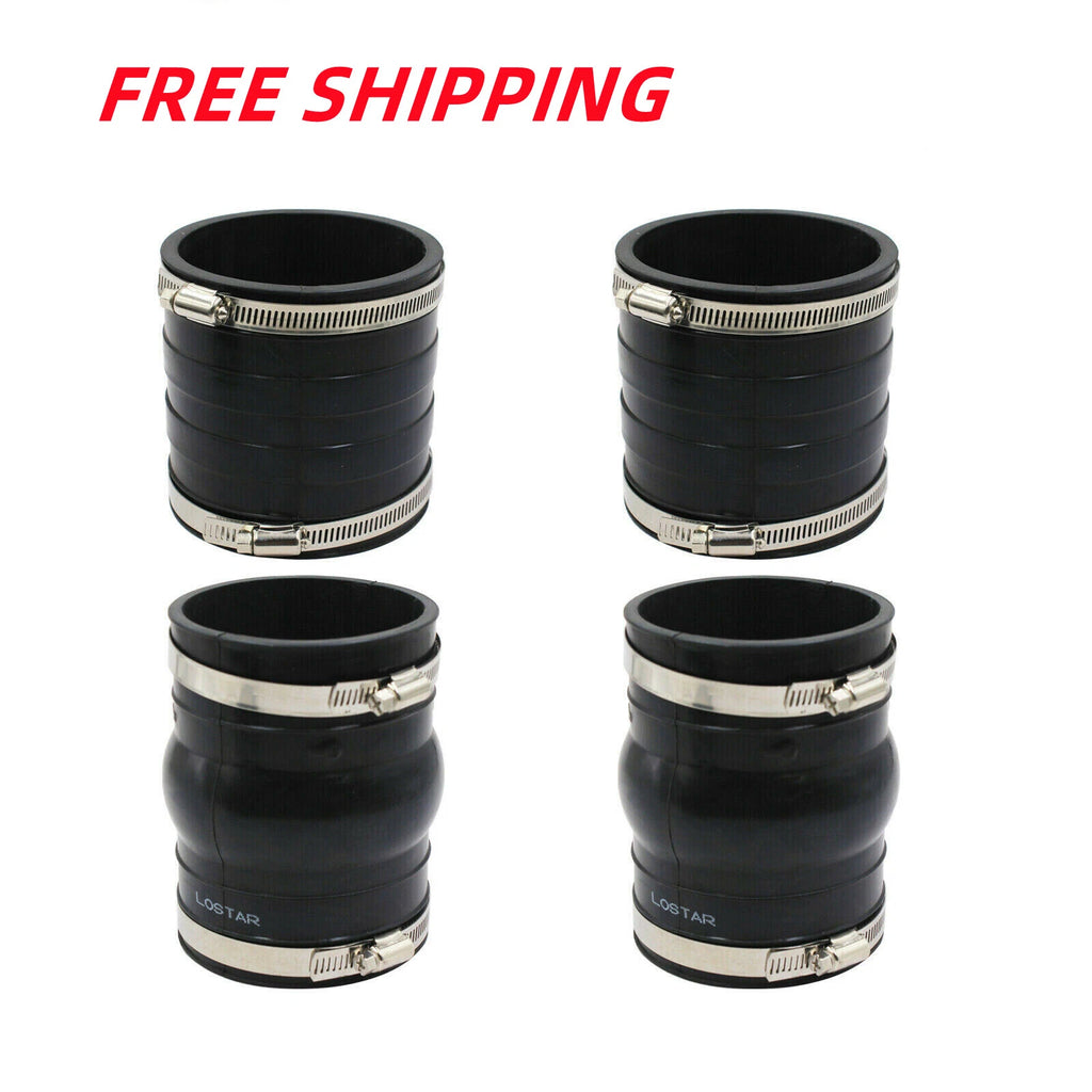 Exhaust Hose Bellows for OMC Volvo Penta 4.3/5.0/5.7L (Upper Lower Rubber)