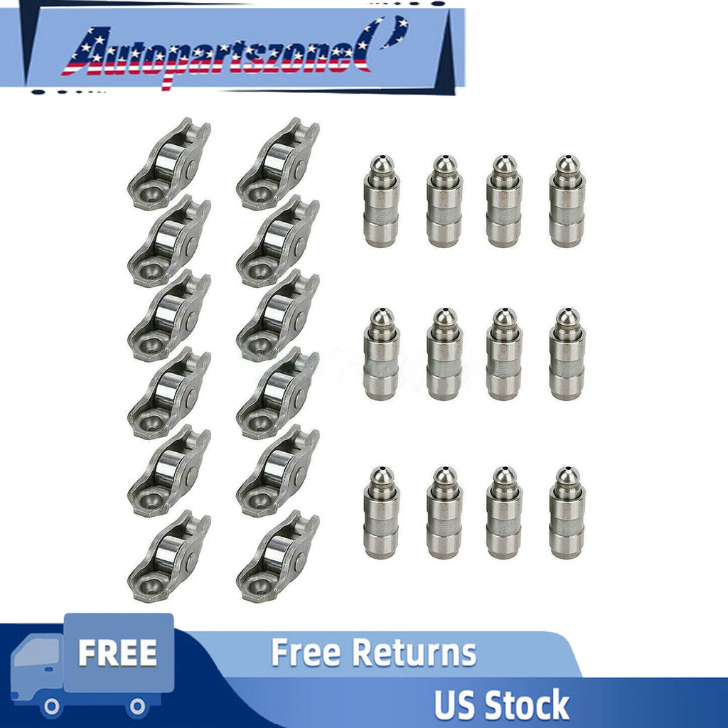 12x Rocker Arm & Valve Lifter for Chrysler Dodge Jeep Ram 3.6L (2011–2019)