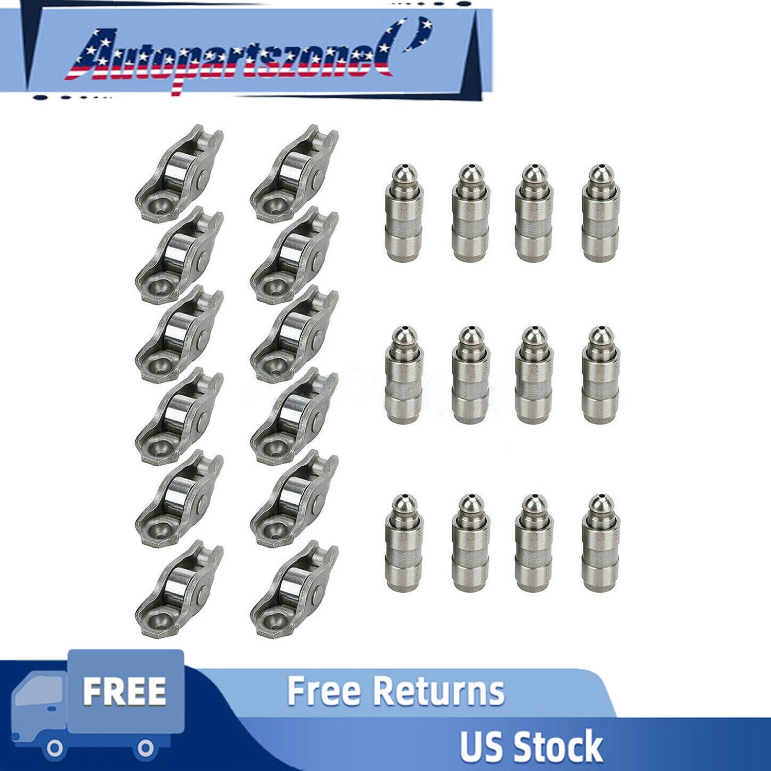 12x Rocker Arm & Valve Lifter for Chrysler Dodge Jeep Ram 3.6L (2011–2019)
