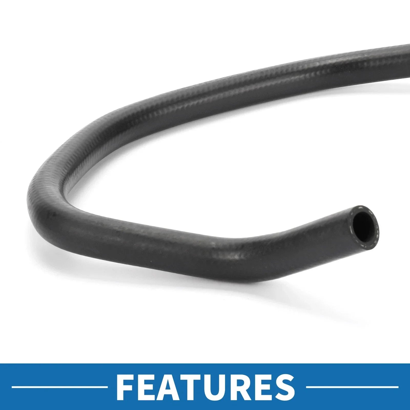 Radiator Hose 1 Pc for BMW 740Li (2013 - 2015) Rubber Black