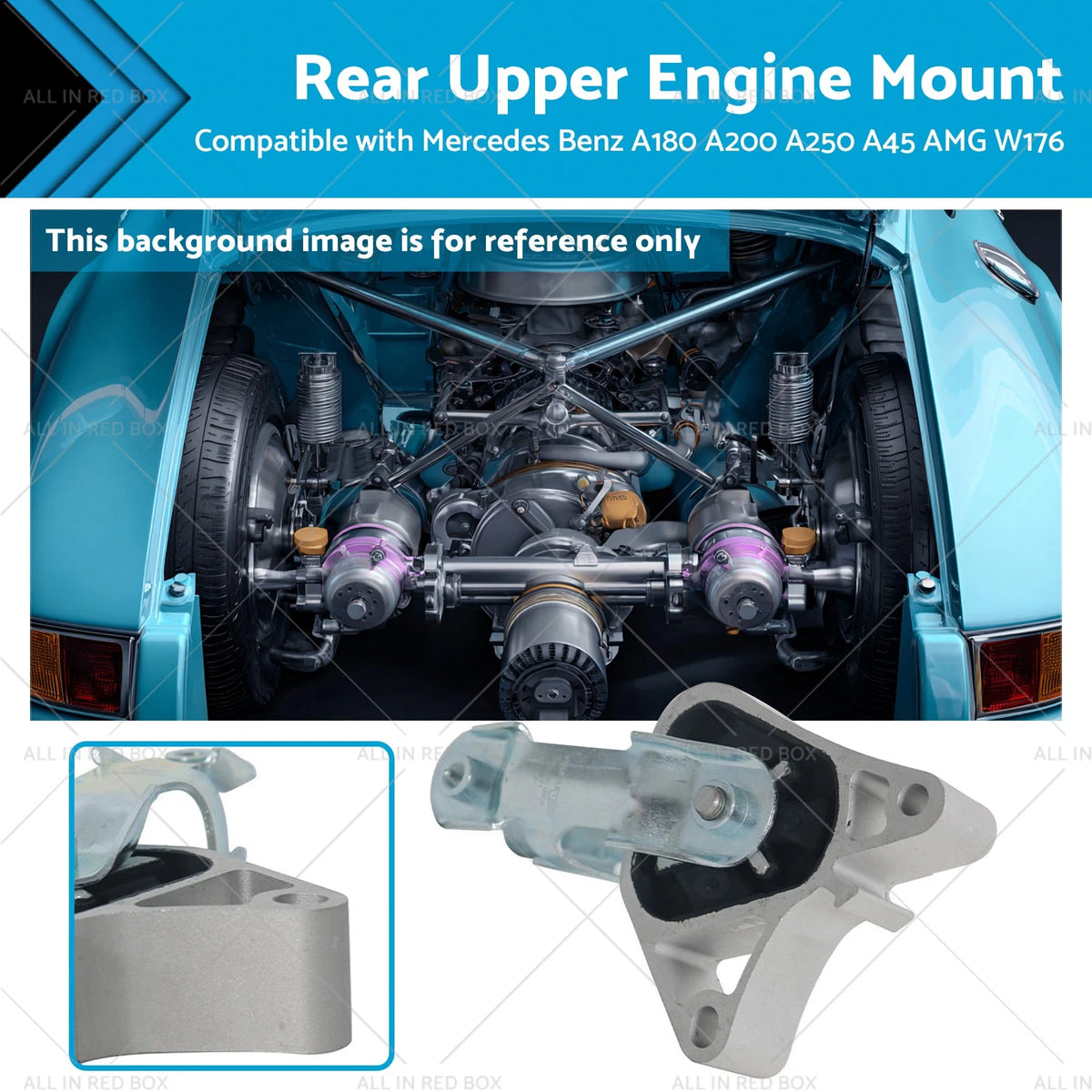 Rear Upper Engine Mount for Mercedes Benz A180 A200 A250 A45 (2013–2018)