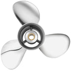 9.9 x 11 Stainless Steel Outboard Propeller for Tohatsu 25 30HP (10 Tooth RH)