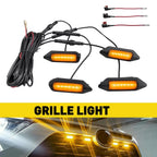 Front Grille Amber LED Lights Kit for Toyota RAV4 (2019–2022)