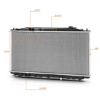 Aluminum Core Cooling Radiator for Acura TSX (2012–2014) DPI-13311