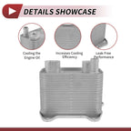Engine Oil Cooler for Mercedes-Benz E-Class W210 E320 (1999–2002) No. 6131880101