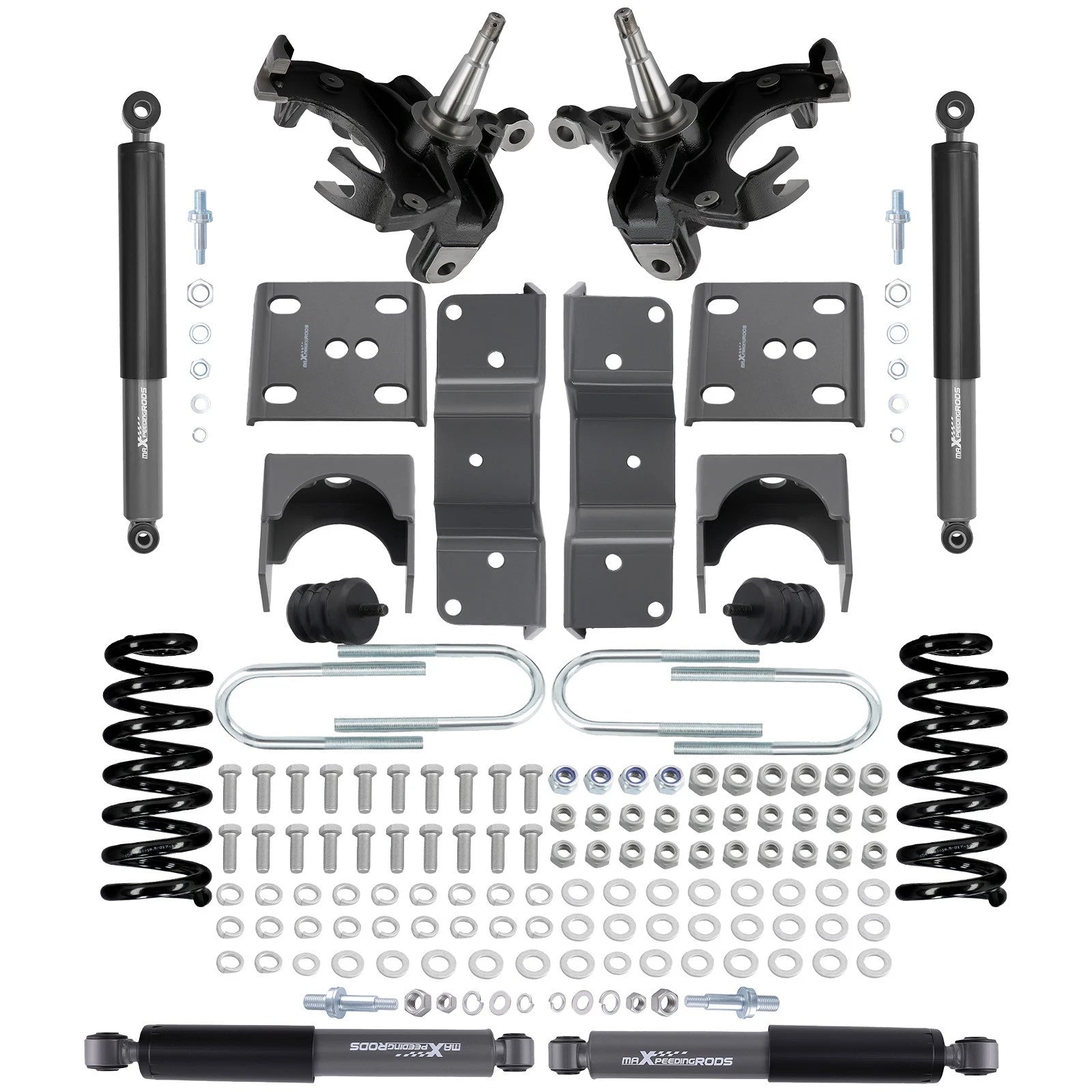Lowering Kit 4" Front 5" Rear for Chevy Silverado C10 GMC Sierra (1973–1987)