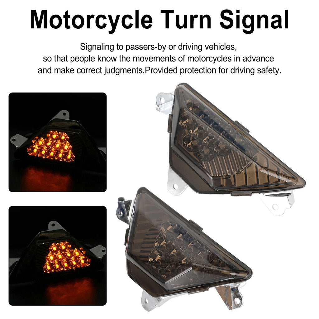 LED Front Turn Signal Light for Kawasaki Ninja 250 300 400 650 1000 ZX6R (2013–2023)