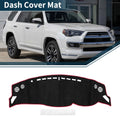 Dashboard Cover Mat for Toyota 86 (ZN6) (2012) Sun Protector Black Red