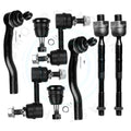 Set of 8 Front Upper Ball Joints Tie Rod Ends for Nissan Armada Titan (2005–2015)