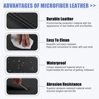 Center Console Lid Armrest Cover for Honda Pilot (2009-2015) Microfiber Leather