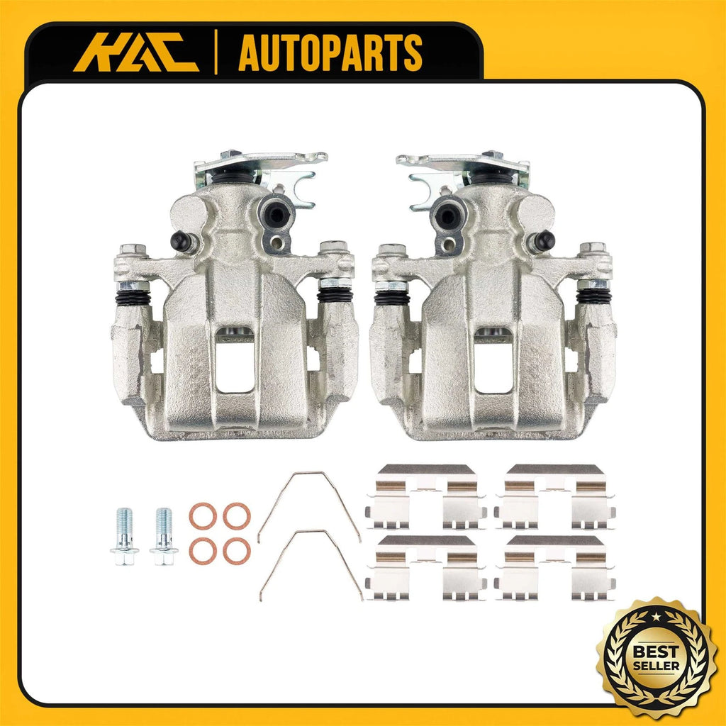 Rear Left & Right Disc Brake Caliper with Bracket for Honda Accord (2013–2017)