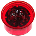 10x 2" Red Round LED Tail Signal Side Marker Lights for Truck Trailer