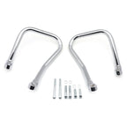 Chrome Rear Bolt-on Saddlebag Guard Crash Bar for Harley Softail FLHC (2018–2023)