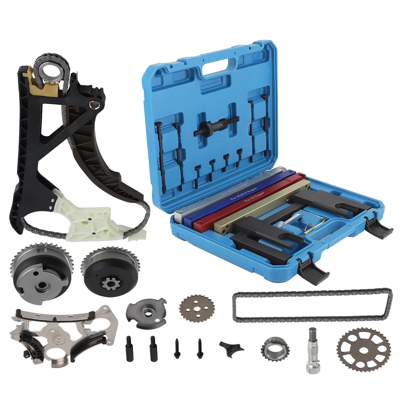 Timing Chain and Camshaft Tool Kit for BMW N51 N52 N54 N55 S55 (2006–2021)