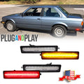 Set of 4 Clear LED Side Marker Lights for BMW E30 E34 (1982–1996)