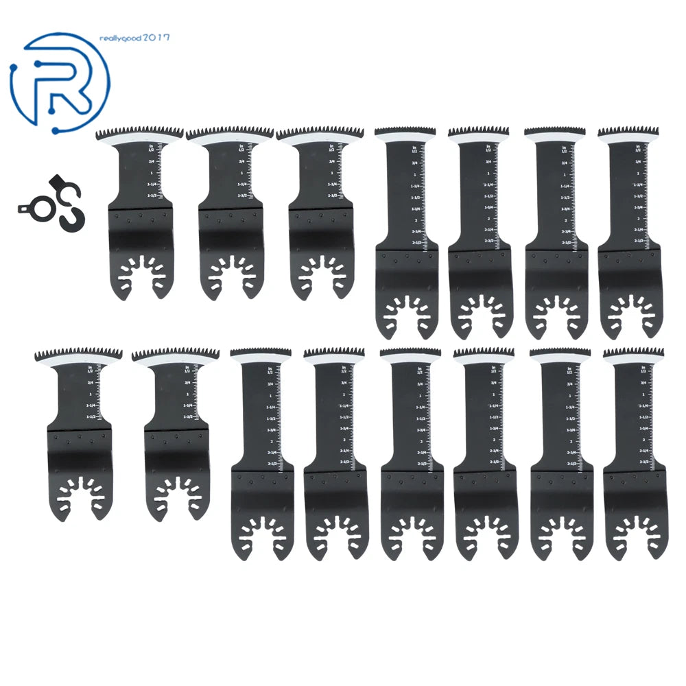 15X Oscillating Tool Blades for Multitools (Universal Fit)