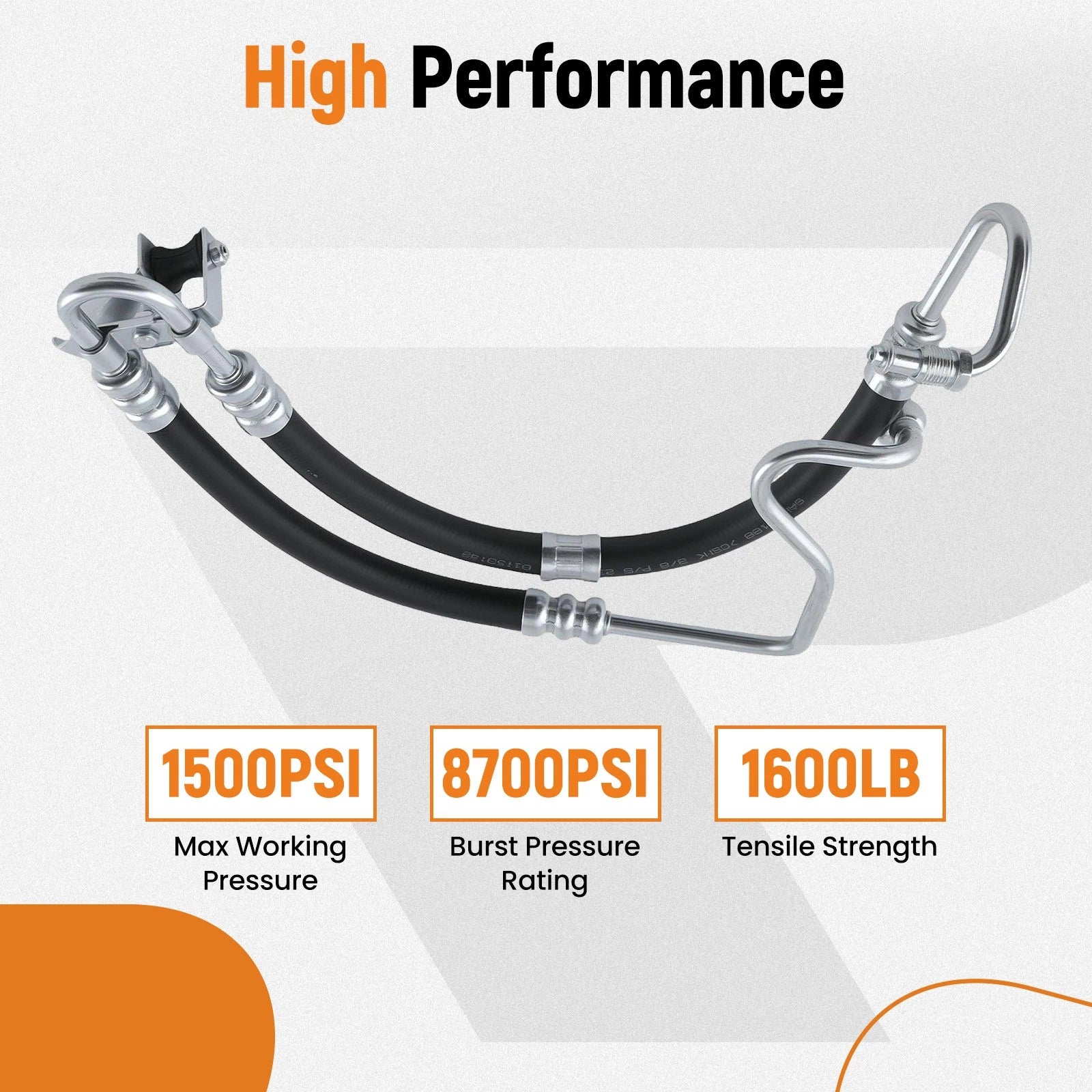 Power Steering Pressure Line Hose for BMW E46 320i 323Ci 325i (2001-2006)
