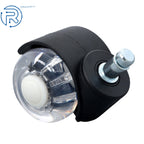 Set of 5 Heavy Duty Rubber Casters 2" for Desk Chair 360° Swivel