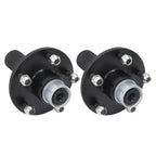 2-Pack Trailer Hub Kit for 5-Lug 4.5" Spindle (Round)