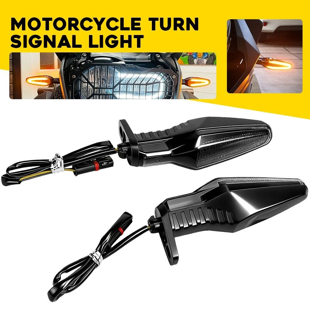 Pair Rear LED Blinker Lamps for BMW G310R/GS S1000RR/XR/R (2021–2025) Smoked Lens