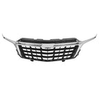 Front Bumper Upper Grille with Chrome Trim for Chevrolet Equinox (2022–2024)