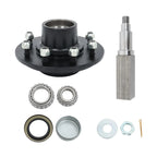 Trailer Axle Hub Kit with Bearings for 6000lbs Trailer (Fits 8 on 6.5")