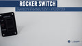 Rocker Anchor Windlass Switch Up/Down 12V for FO3739