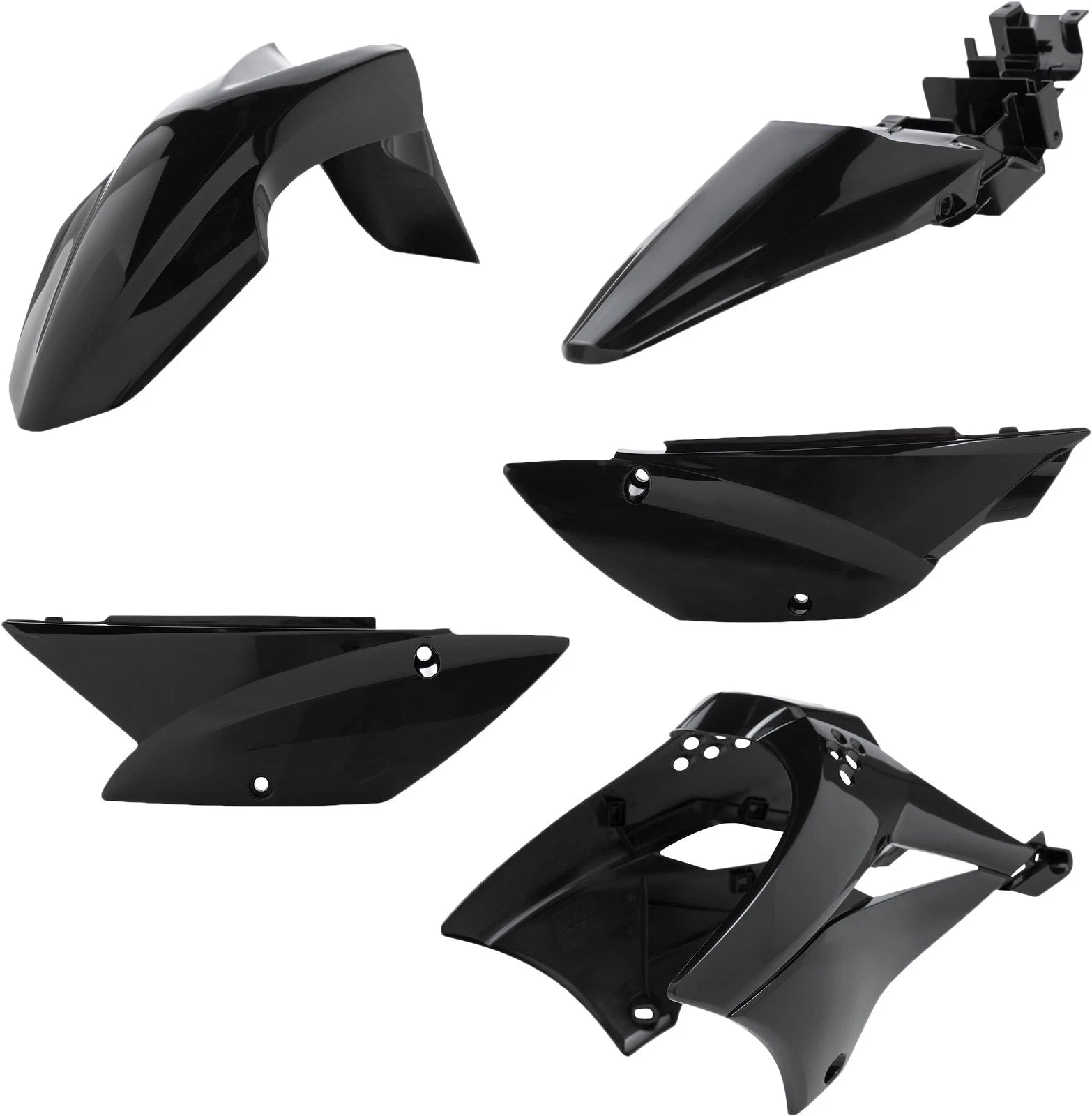 Acerbis Standard Body Kit for Kawasaki KLX (2010–2020) - Black