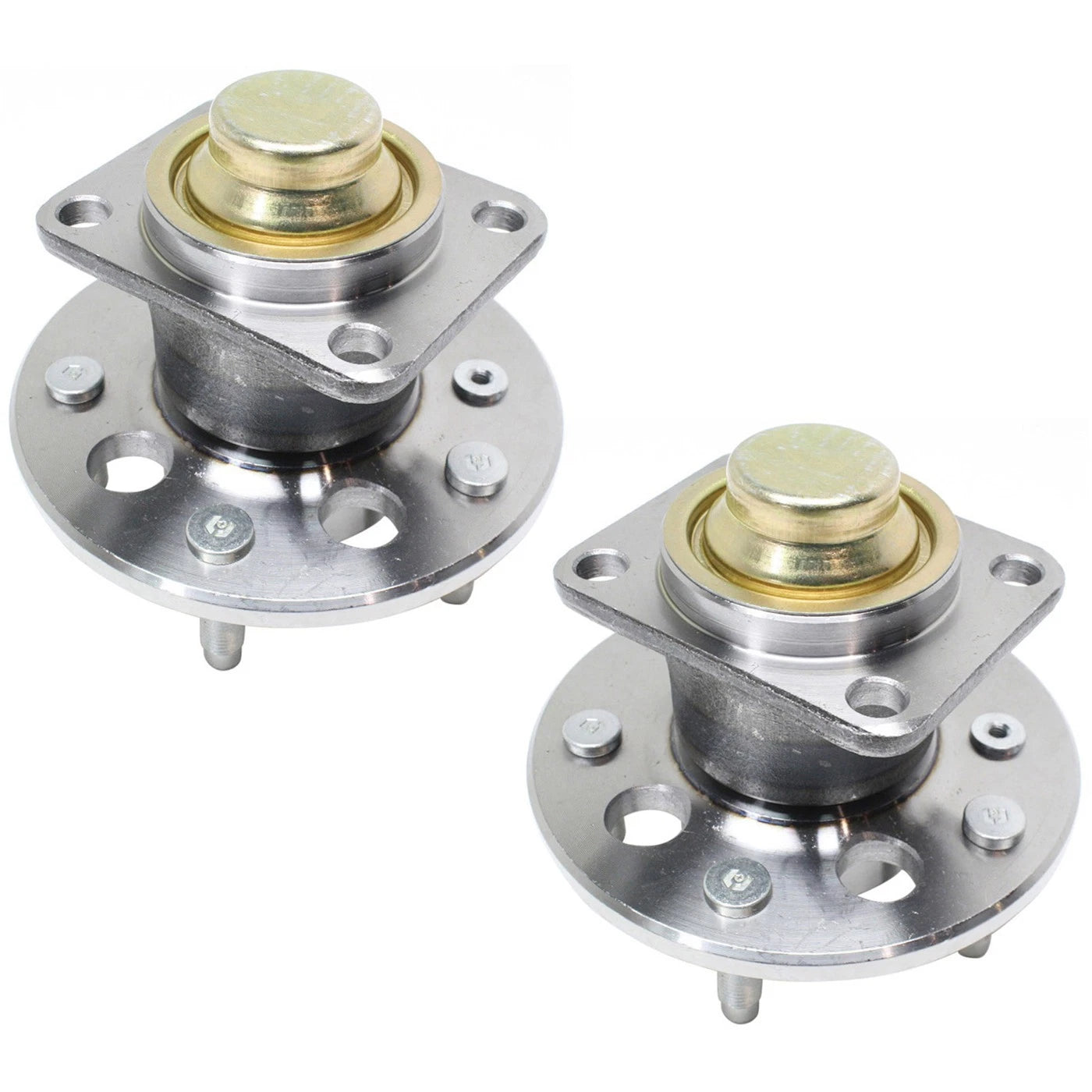 Set of 2 Wheel Hubs for Chevrolet Impala (2000–2008) with Bearings