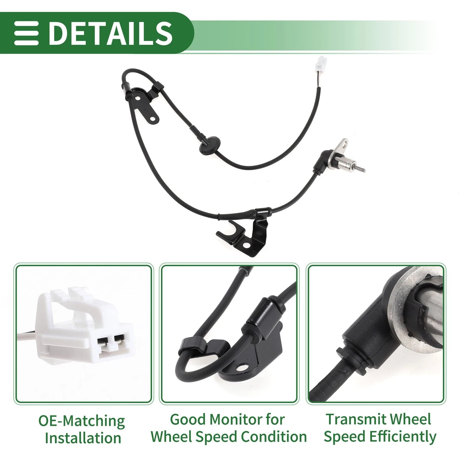 ABS Wheel Speed Sensor GE7C4372YC for Mazda Protege5 (2002–2003)