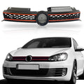 Grille for VW MK6 Golf/GTI/Jetta Sportwagen (2010–2014) Black with Red Trim