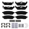 8pcs Brake Pads Set for Lincoln Mark LT (2006–2008) D1083 D1012