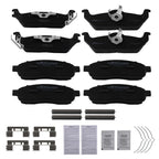 8pcs Brake Pads Set for Lincoln Mark LT (2006–2008) D1083 D1012