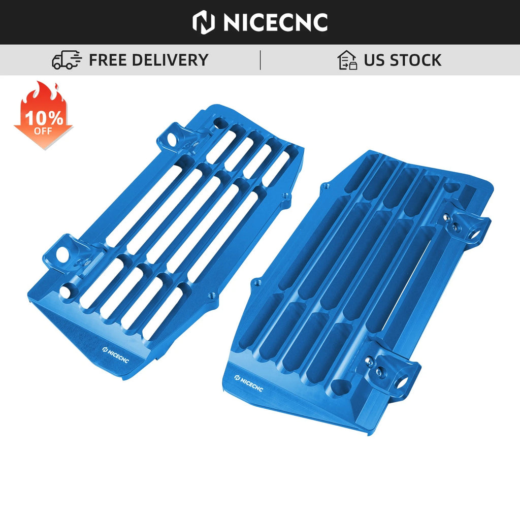 CNC Radiator Guards for Husqvarna TE250 TE300 FE250 FE350 FE450 FE501 (2017–2023)