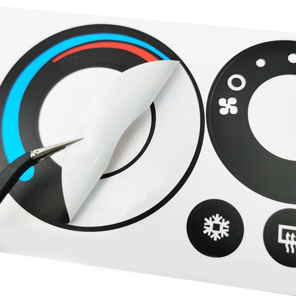 AC climate control repair button decal sticker for Pontiac Torrent (2005–2006)