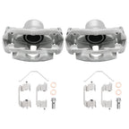 2PCS Front Brake Calipers with Brackets for Honda Element 2003-2011 (2003-2011)