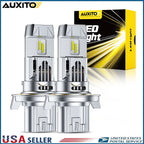 2X H13 9008 LED Headlight Bulbs for Ford F-150 (2004–2014) 6500K