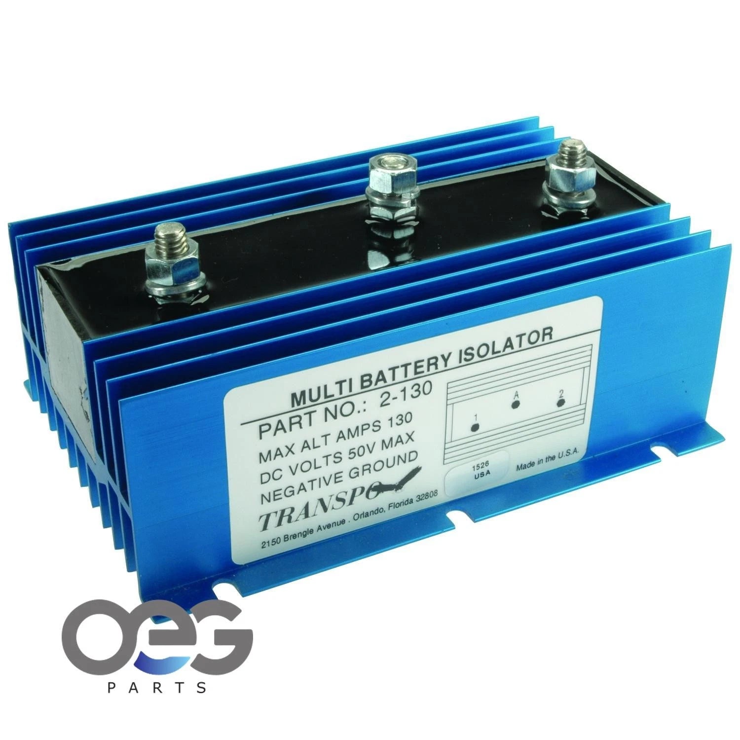 Battery Isolator for Various Models (130 Amp Max)