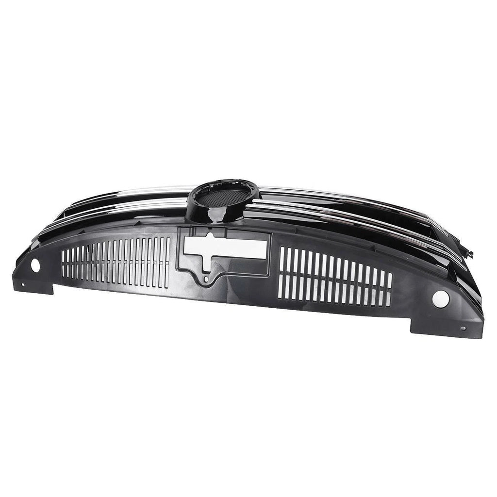 Front Upper Bumper Grille with Chrome Trim for VW Tiguan (2012-2017)