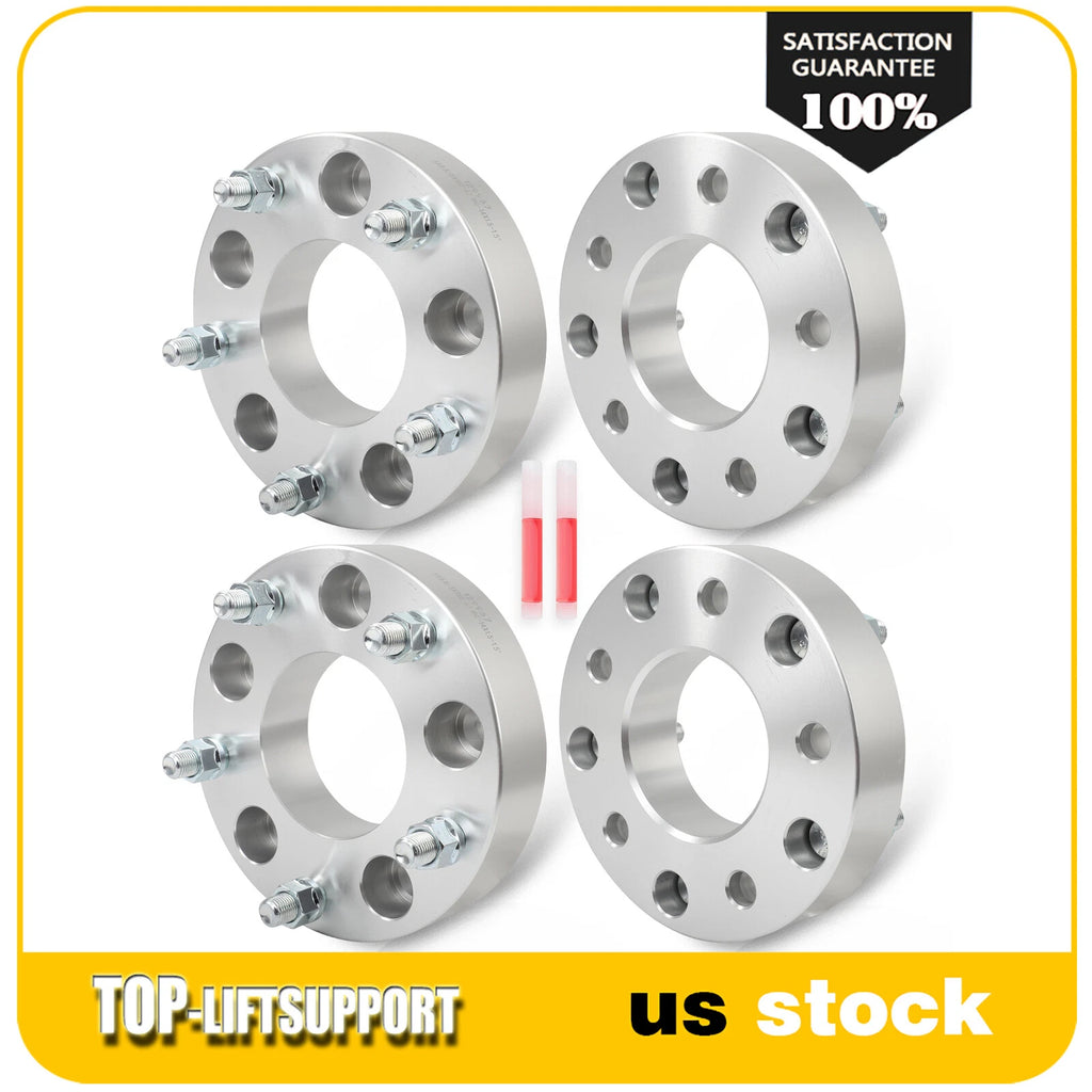 Set of 4 Wheel Adapters for Ram 1500 to Toyota Tundra 5 Lug