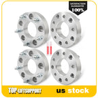 Set of 4 Wheel Adapters for Ram 1500 to Toyota Tundra 5 Lug