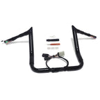 14" Prewired Drilled Handlebar for Harley Street Glide/Electra Glide (2008–2013)