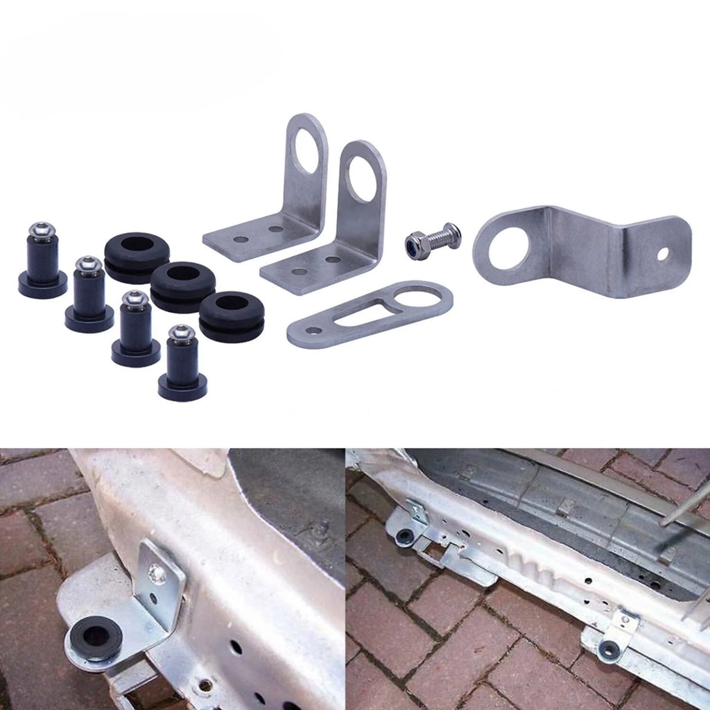 Bolt-On Radiator Bracket Kit for Honda Civic EG EK (1992–2000) K20 K24 K-Swap