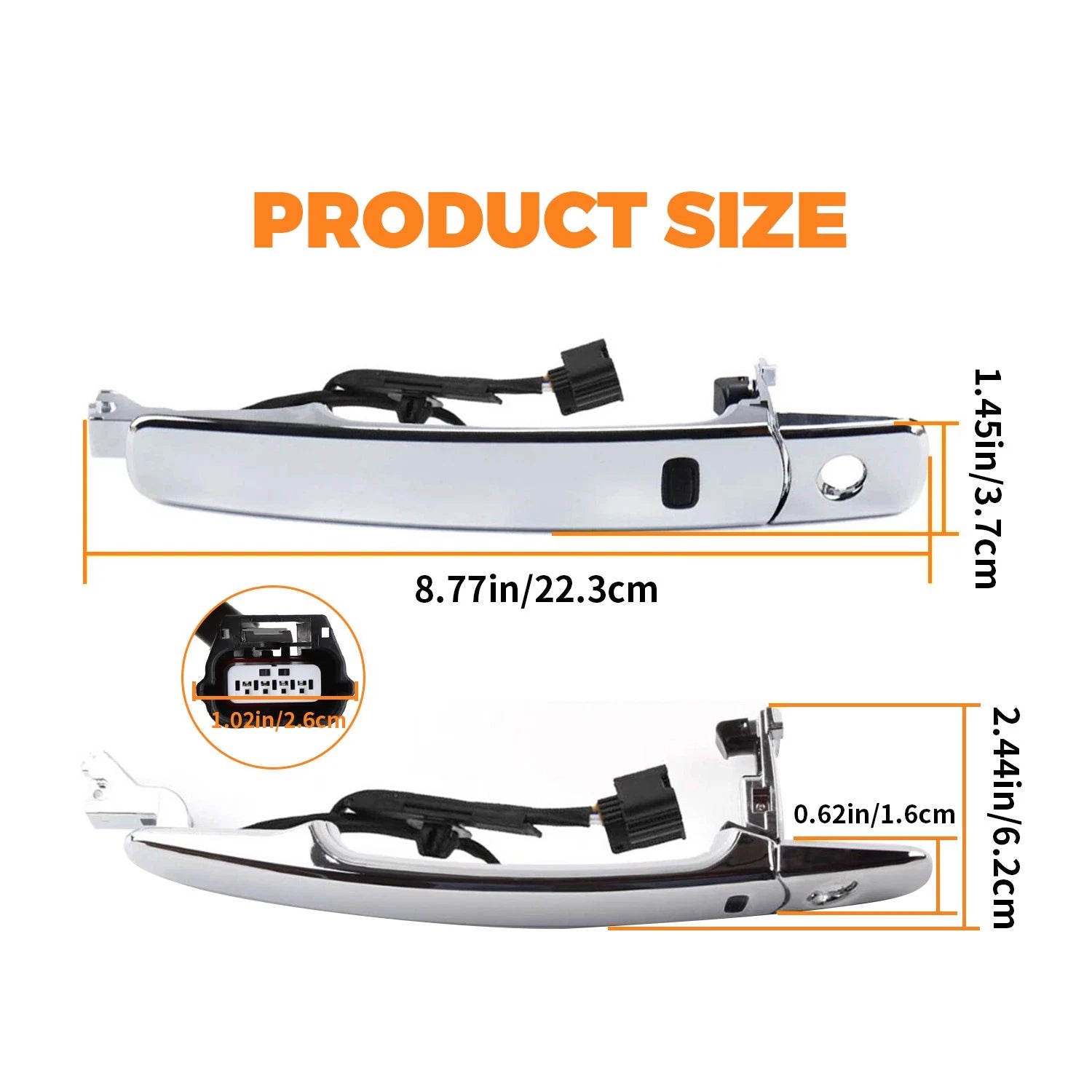 Front Left Driver Side Door Handle for Nissan Rogue (2010–2013)