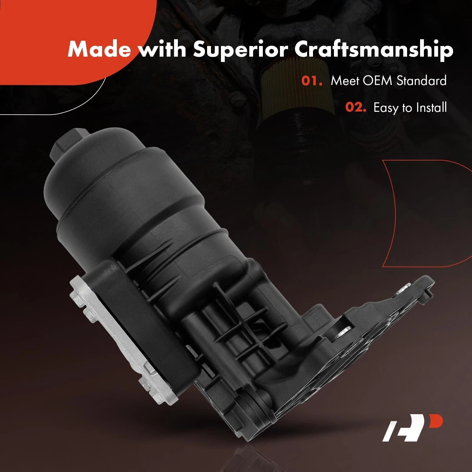 Oil Filter Housing for Kia Sorento (2011–2018) Cadenza Hyundai Santa Fe