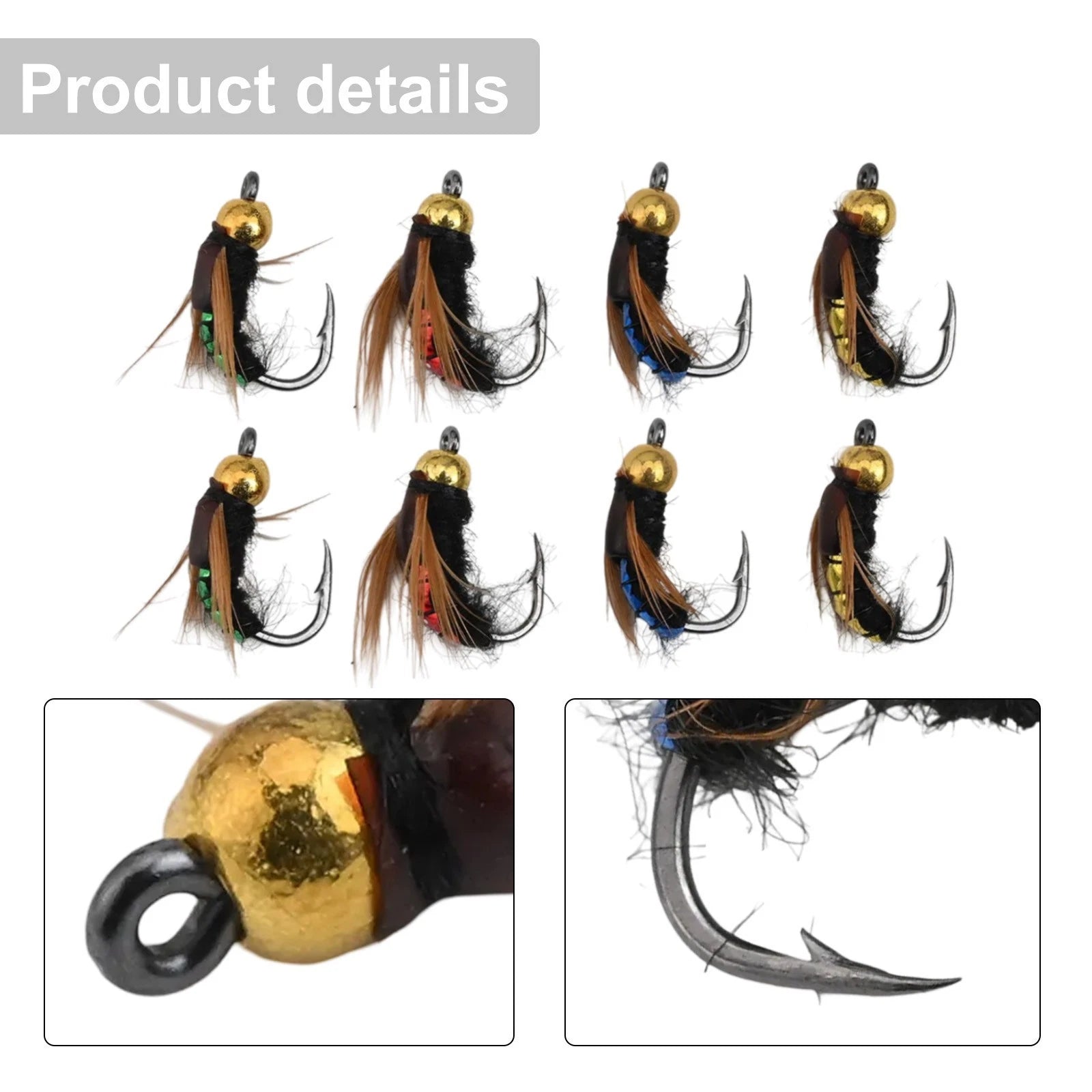 Fly Fishing Hook Nymph Lure for Bluegill