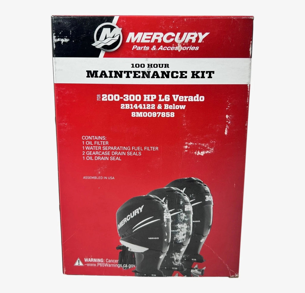 100 Hour Maintenance Kit for Mercury Marine Verado 200-300 HP (200-300) 8M0097858