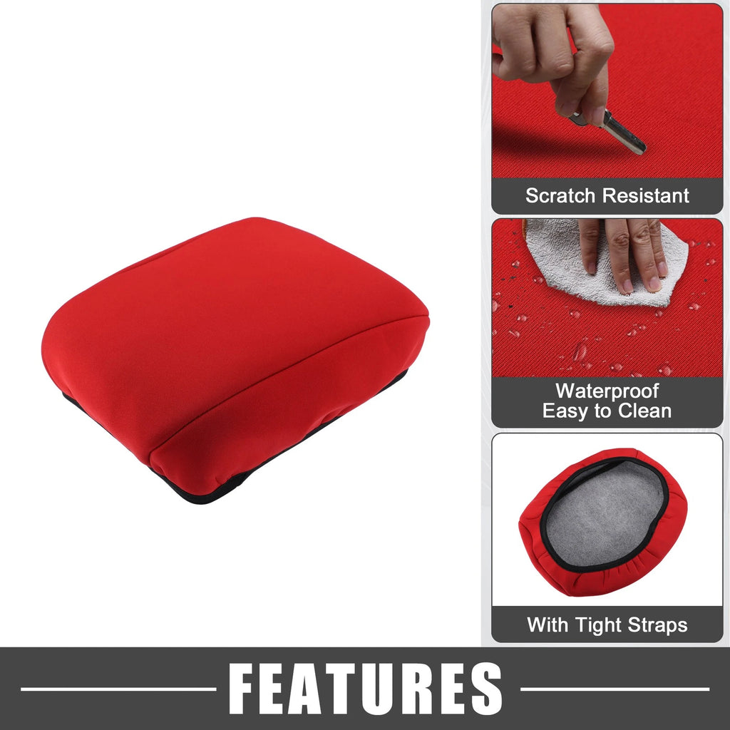 Arm Rest Box Cover Protector for Subaru Outback (2020–2023) Neoprene Red
